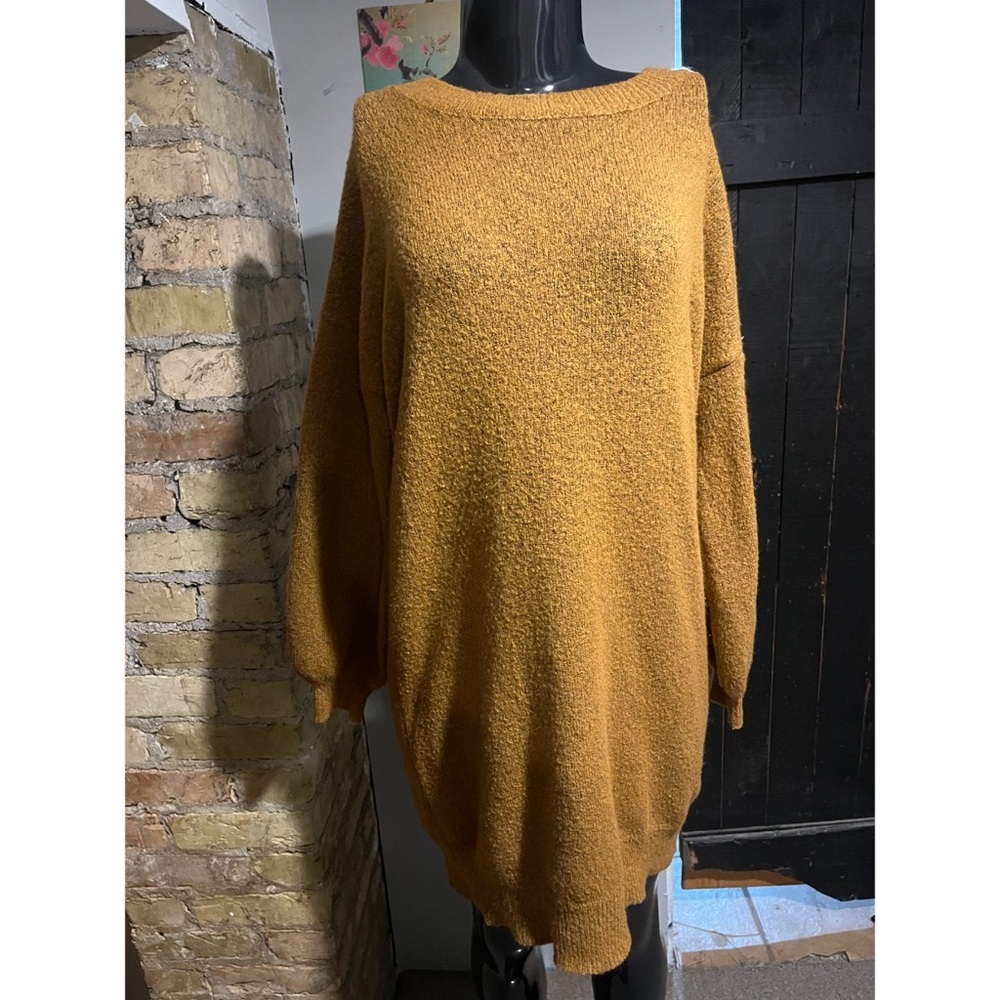 Dreamers by Debut Long Sleeve Bell Sleeve Sweater Dress